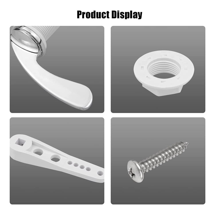 Toilet Flush Handle Replacement Toilet Hand Zinc Alloy Bathroom Accessories With Chain
