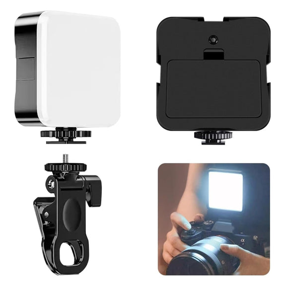 Clip Fill Light with PTZ Video Conference Mobile Phone Camera Photography Lamp, Spec: Rechargable RGB Light