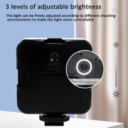Clip Fill Light with PTZ Video Conference Mobile Phone Camera Photography Lamp, Spec: Rechargable RGB Light