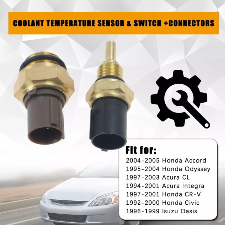 For Honda Civic Radiator Coolant Fan Switch Temperature Sensor Plus Wiring Harness(1set)