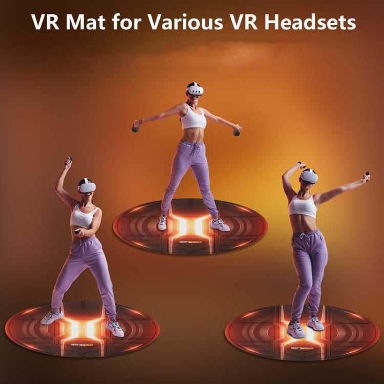 STARTRC GAMES VR Glasses Sport Game Simulation Floor Mat(Orange)