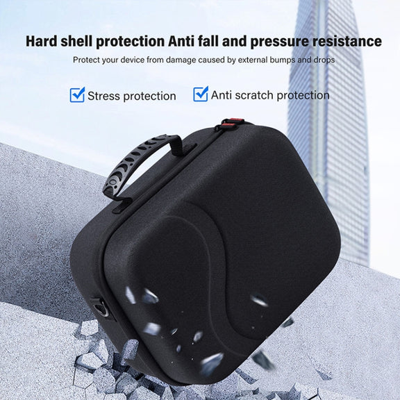 STARTRC GAMES VR Glasses Accessories Handheld Crossbody Hard Shell Storage Bag(Black)