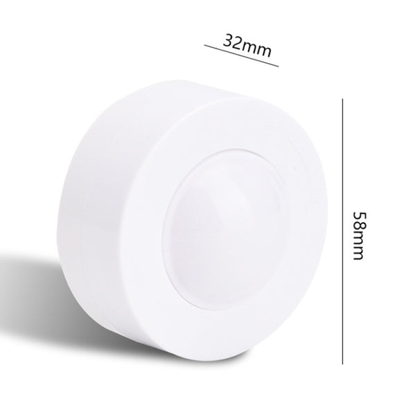 Remote Control Induction Night Light Bedroom Wardrobe LED Push-Button Light(2 Remote Controls + 3 White + 3 Warm)