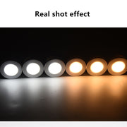 Remote Control Induction Night Light Bedroom Wardrobe LED Push-Button Light(2 Remote Controls + 3 White + 3 Warm)