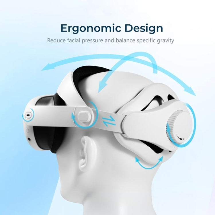 For Meta Quest 3 STARTRC GAMES Elite Headwear Adjustable Balance Gravity Headband Decompression Comfort Accessories(Upgrade Model)