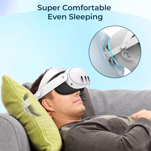 For Meta Quest 3 STARTRC GAMES Elite Headwear Adjustable Balance Gravity Headband Decompression Comfort Accessories(Upgrade Model)