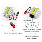 150W Car Inverter Modified Wave Automotive Power Conversion, Specification: 12V To 110V