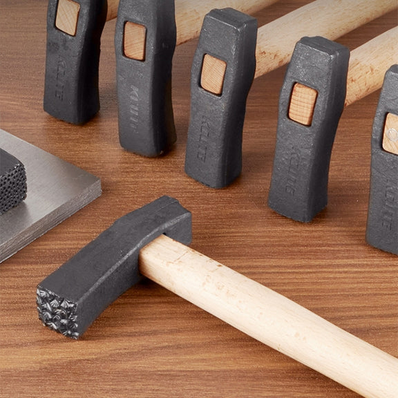 Handmade DIY Square Hammer Gold And Silver Jewelry Texture Hammer, Model: No.7
