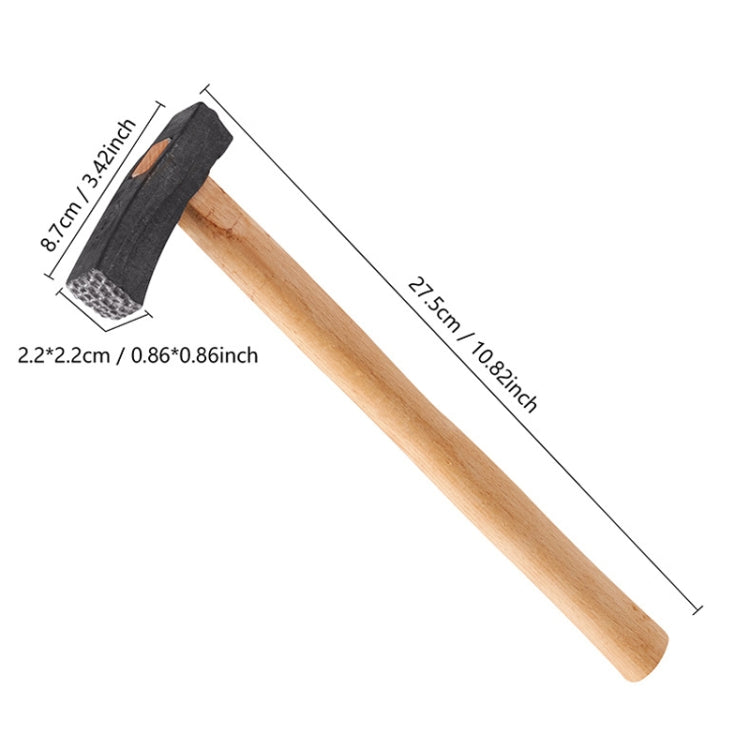Handmade DIY Square Hammer Gold And Silver Jewelry Texture Hammer, Model: No.1