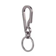Titanium Alloy Car Keychain Multifunctional Simple Loss Prevention Belt Charm Ring, Style: Upgrade Model