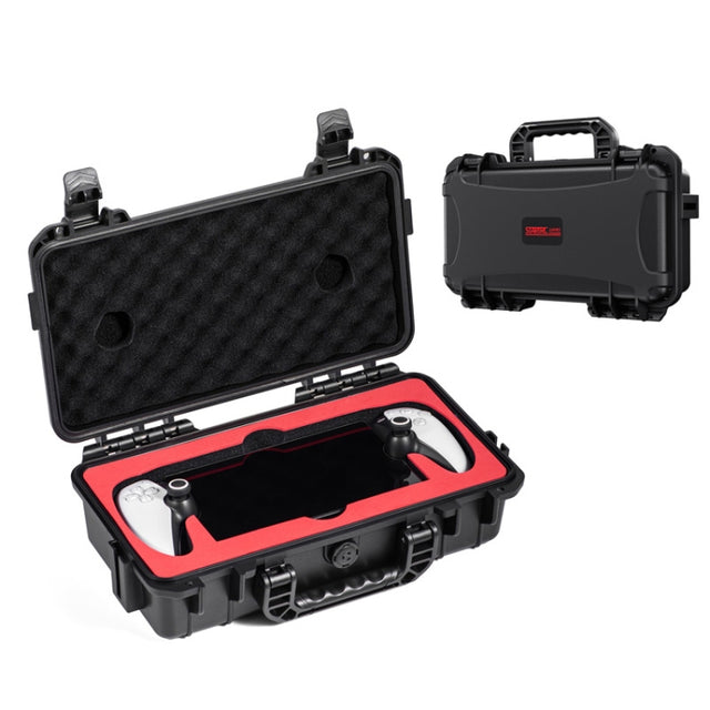For PlayStation Portal STARTRC GAMES Console Storage Handheld IP67 Water-resistant Hard Shell Bag(Black)