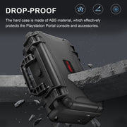 For PlayStation Portal STARTRC GAMES Console Storage Handheld IP67 Water-resistant Hard Shell Bag(Black)
