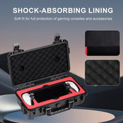 For PlayStation Portal STARTRC GAMES Console Storage Handheld IP67 Water-resistant Hard Shell Bag(Black)