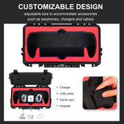 For PlayStation Portal STARTRC GAMES Console Storage Handheld IP67 Water-resistant Hard Shell Bag(Black)