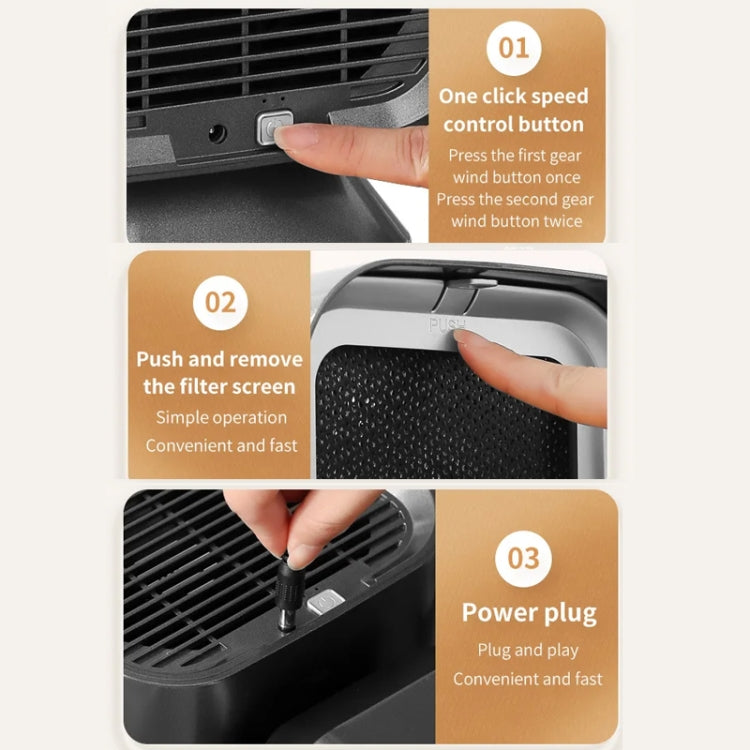 Desktop Range Hood Barbecue Small Movable Liftable Extractor Hood 2 Wind Speeds Adjust UK Plug