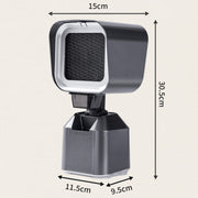 Desktop Range Hood Barbecue Small Movable Liftable Extractor Hood 2 Wind Speeds Adjust UK Plug