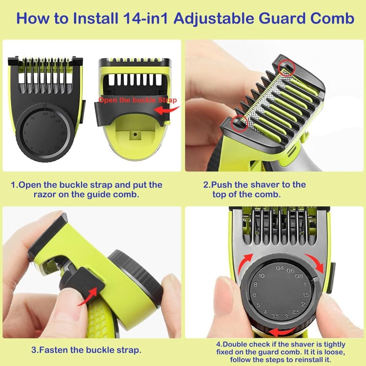 Body Comb For Philips OneBlade QP2520 QP2530 QP2630 Electric Trimmer Shaver