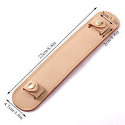 Simple Detachable Bag Anti Strangulation Leather Handle Accessory(Light Brown)