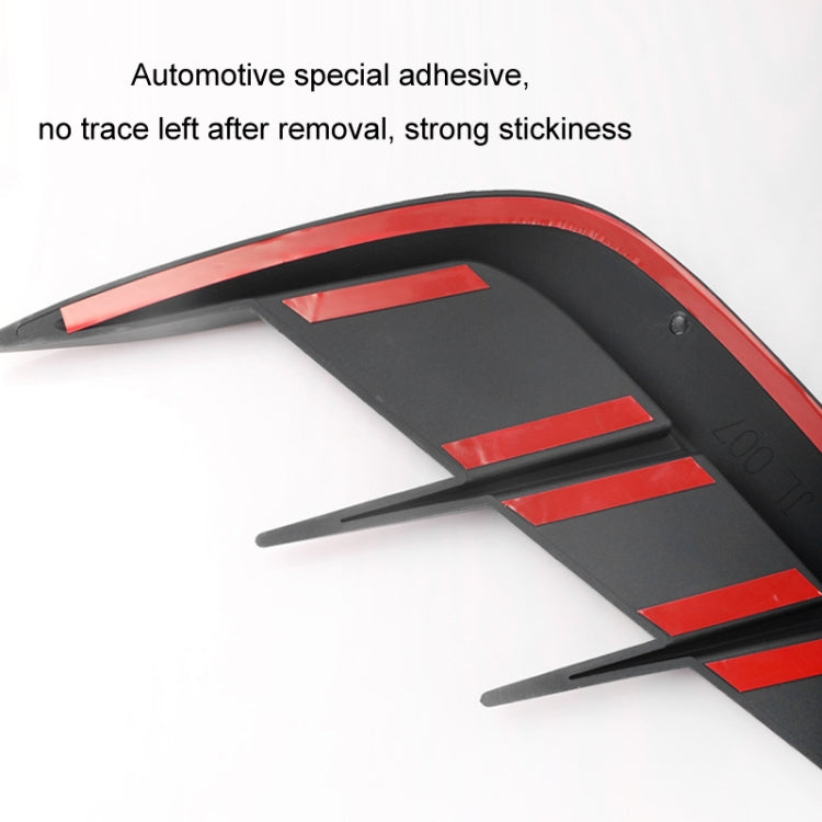 Universal Car Fender Soft Glue Decorative Car Stickers, Color: Carbon Fiber