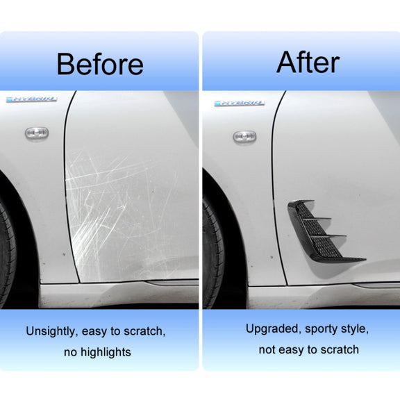 Universal Car Fender Soft Glue Decorative Car Stickers, Color: Carbon Fiber