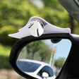 1pair Car Rearview Mirror Rain Eyebrow Blind Spot Reversing Round Mirror(White) - free shipping - PMC TechLife - Order now!