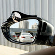1pair Car Rearview Mirror Rain Eyebrow Blind Spot Reversing Round Mirror(Black) - Convex Mirror & Accessories by PMC TechLife | Online Shopping South Africa | PMC TechLife | Buy Now Pay Later Mobicred