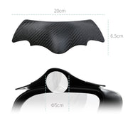 1pair Car Rearview Mirror Rain Eyebrow Blind Spot Reversing Round Mirror(White)