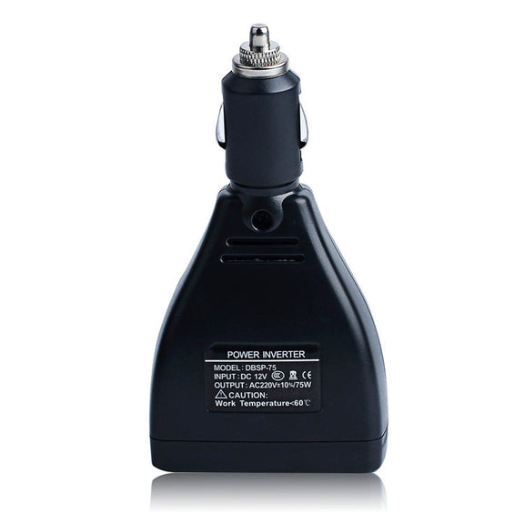 Meind 75W Mini Car Inverter Charger(12V To 220V)