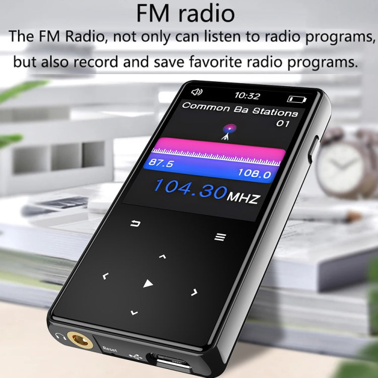 Bluetooth MP3/MP4 Music Player Portable Walkman, Memory: 8GB(Black)