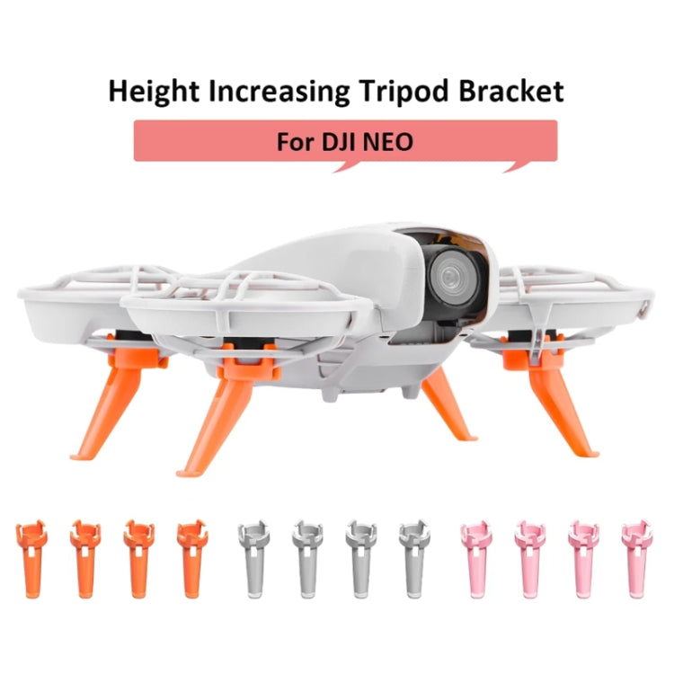 For DJI Neo Drone BRDRC Landing Gear Heightened Gear Support Leg Accessories(Gray)