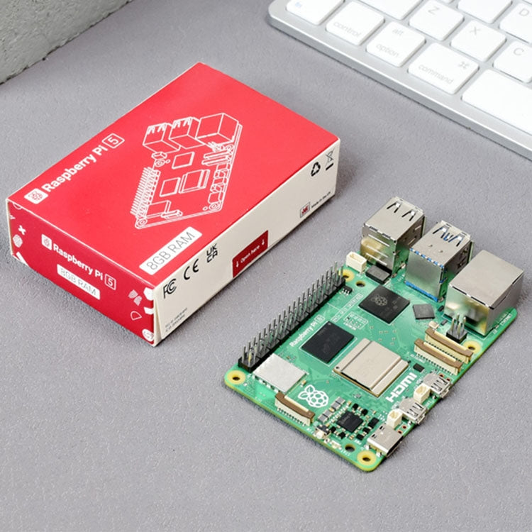 Waveshare For Raspberry Pi 5 2.4GHz Quad-Core BCM2712 Processor Development Board, Spec: 4GB