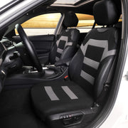 Car Vest Style Double Front Seat Interior Seat Cover(Gray)