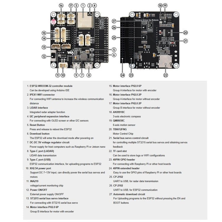 Waveshare 25118 RoArm-M2-S Desktop Robotic Arm Kit, Based On ESP32, 4-DOF(US Plug)