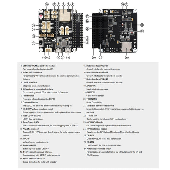 Waveshare 25118 RoArm-M2-S Desktop Robotic Arm Kit, Based On ESP32, 4-DOF(US Plug)