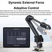 Waveshare 25118 RoArm-M2-S Desktop Robotic Arm Kit, Based On ESP32, 4-DOF(US Plug)