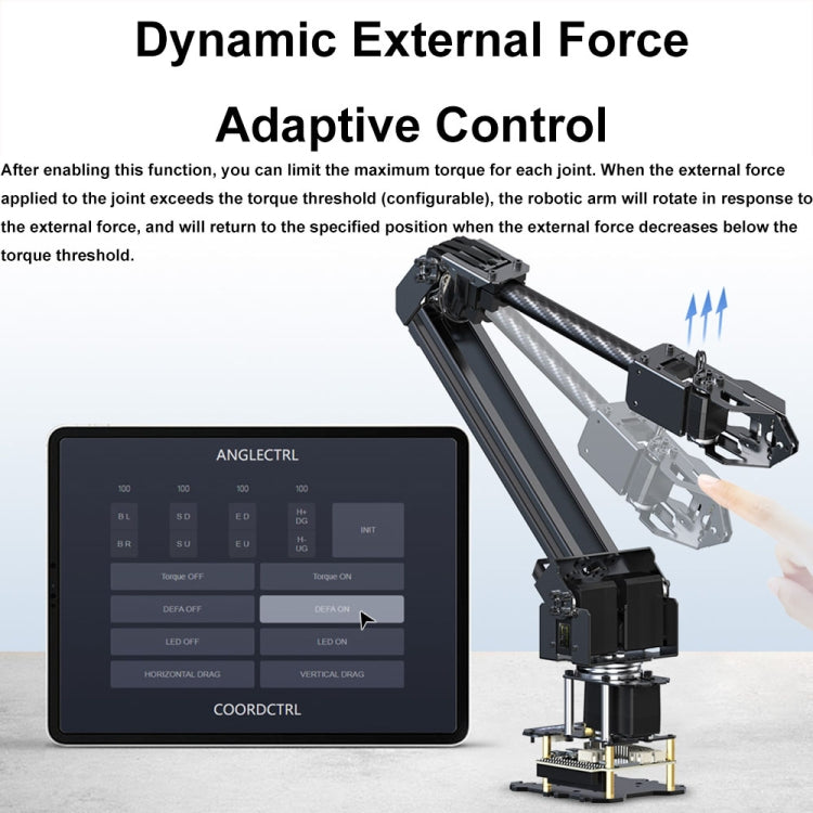 Waveshare 25118 RoArm-M2-S Desktop Robotic Arm Kit, Based On ESP32, 4-DOF(US Plug)