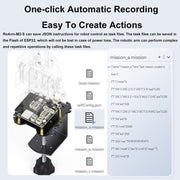 Waveshare 25118 RoArm-M2-S Desktop Robotic Arm Kit, Based On ESP32, 4-DOF(US Plug)