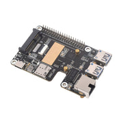Waveshare For Raspberry Pi 5 PCIe to MiniPCIe / Gigabit Ethernet / USB 3.2 Gen1 HAT, Spec: SIM7600G-H