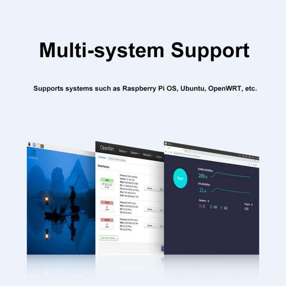 Waveshare For Raspberry Pi 5 PCIe to MiniPCIe / Gigabit Ethernet / USB 3.2 Gen1 HAT, Spec: No Accessories