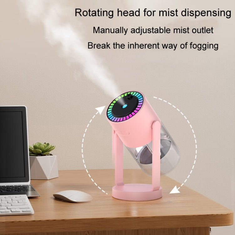 280ml Star Projection Light Humidifier USB Car Diffuser Humidifier Household Hydrating Atomizer, Color: Rotating Pink