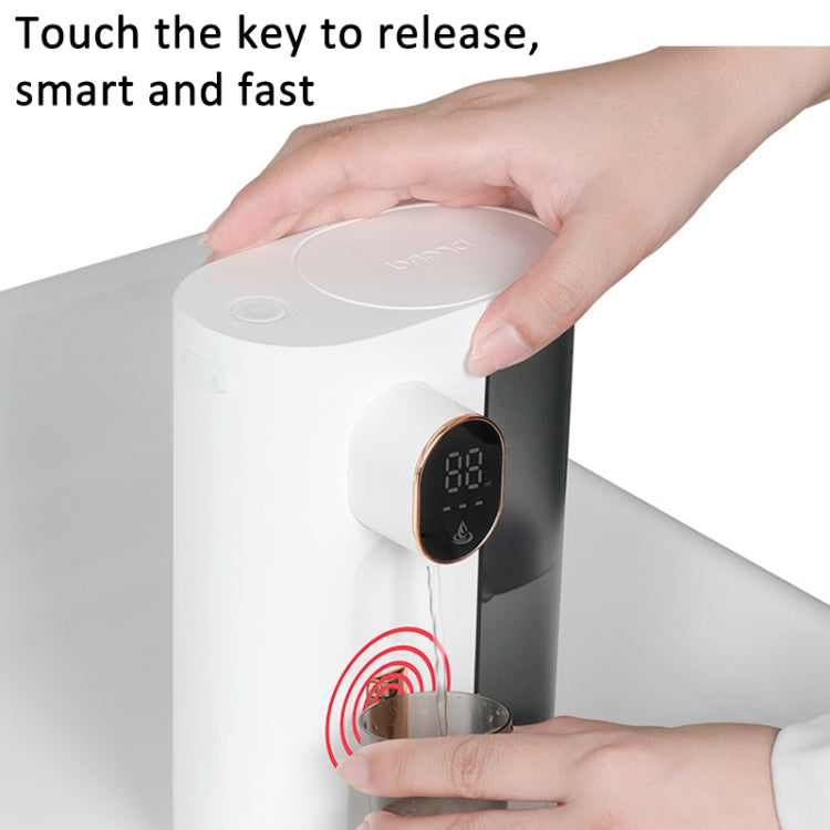 600ml Automatic Mouthwash Dispenser 4 Levels Quantitative with 2 Cups(White)