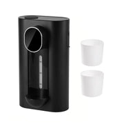 540ml  Automatic Mouthwash Dispenser 3 Levels Quantitative with 2 Magnetic Cups(Black)