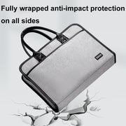 Baona BN-I009 14-inch Large-capacity Shock-absorbing And Wear-resistant Laptop Bag(Black)