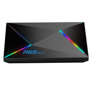 4G+32G EU Plug R69PLUS Allwinner H728 Octa-Core ARM Cortex A55 Android 14 Network Box Player