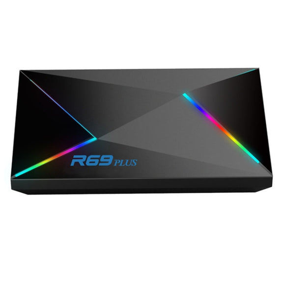 4G+32G EU Plug R69PLUS Allwinner H728 Octa-Core ARM Cortex A55 Android 14 Network Box Player