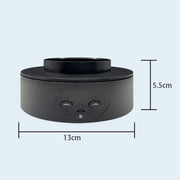 Intelligent Electric Roundabout 360 Degree Rotating Disc Table Live Shooting Video Props(White)