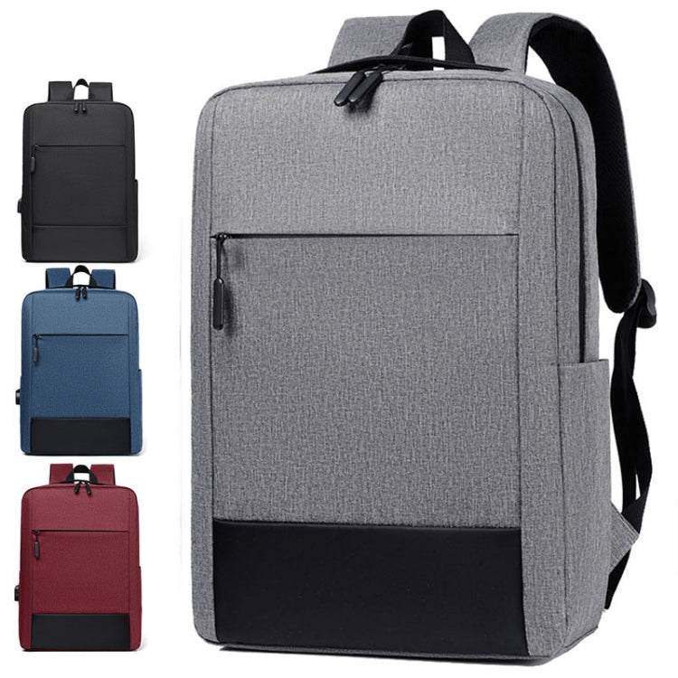 Large-capacity Travel Business Water-resistant Laptop Backpack(Purple Red)
