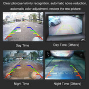 Car AHD Rear View High Definition Night Vision Reversing Camera, Specifications: CCD 4 Lights
