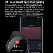 Outdoor GPS Sport Watch 1.32inch HD Round Screen Multi Sport Mode Smartwatch(Silver)