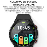 Outdoor GPS Sport Watch 1.32inch HD Round Screen Multi Sport Mode Smartwatch(Silver)